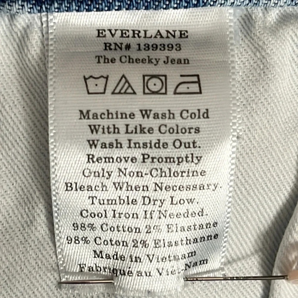 Everlane The Cheeky Jean Crop - Size 28 - Picture 6 of 7